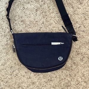 Lululemon cross body black bag small